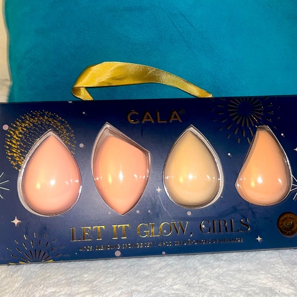 NWT CALA 4 peace blending brushes 4 pcs set , tear, slanted, precision boutique - Picture 2 of 3